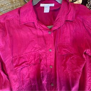 The Limited Silk Blouse button up